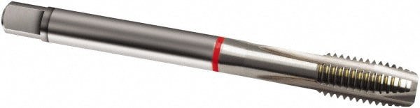 Spiral Point Tap: M20 x 2.5, Metric, 4 Flutes, Plug, 6H, Cobalt, Bright Finish