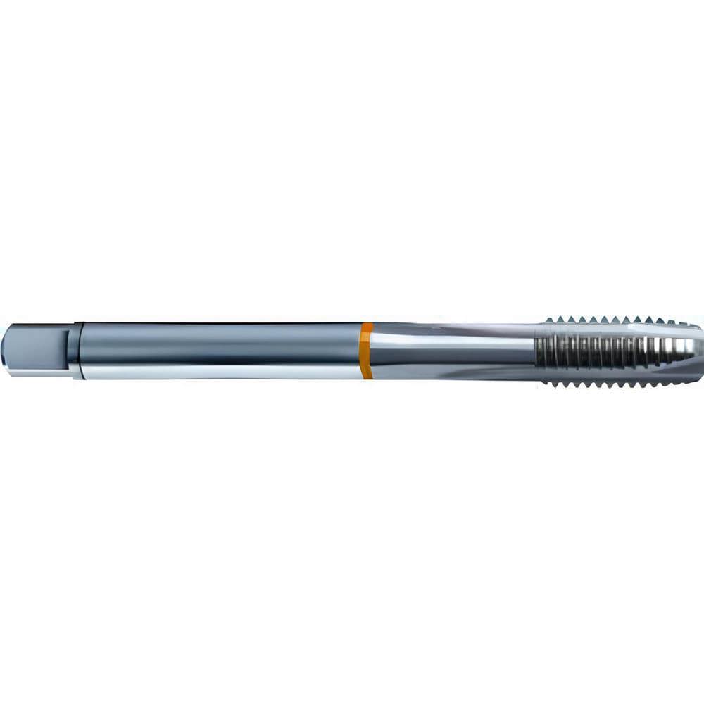 Spiral Point Tap: M6x0.75 Metric Fine, 3 Flutes, Plug Chamfer, 6H Class of Fit, High-Speed Steel-E, Bright/Uncoated