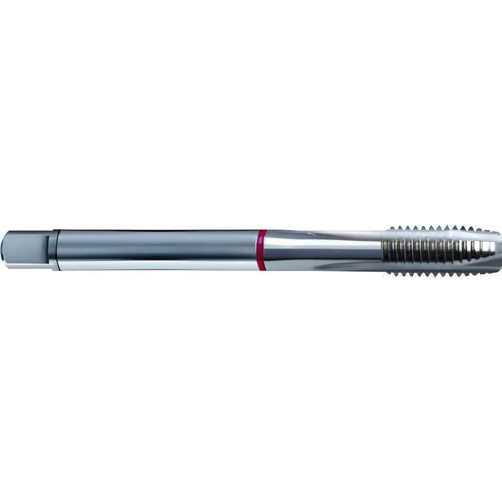 Spiral Point Tap: M18x1.5 Metric Fine, 4 Flutes, Plug Chamfer, 6H Class of Fit, High-Speed Steel-E, Bright/Uncoated