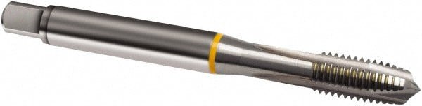 Spiral Point Tap: #10-24, UNC, 3 Flutes, Plug, 2B, Cobalt, Bright Finish