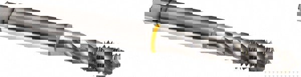 Spiral Flute Tap: #6-32, UNC, 3 Flute, Modified Bottoming, 2B Class of Fit, Cobalt, Bright/Uncoated