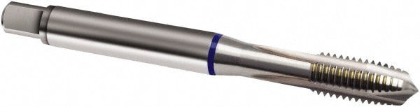 Spiral Point Tap: M5 x 0.8, Metric, 3 Flutes, Plug, 6H, Powdered Metal, Bright Finish