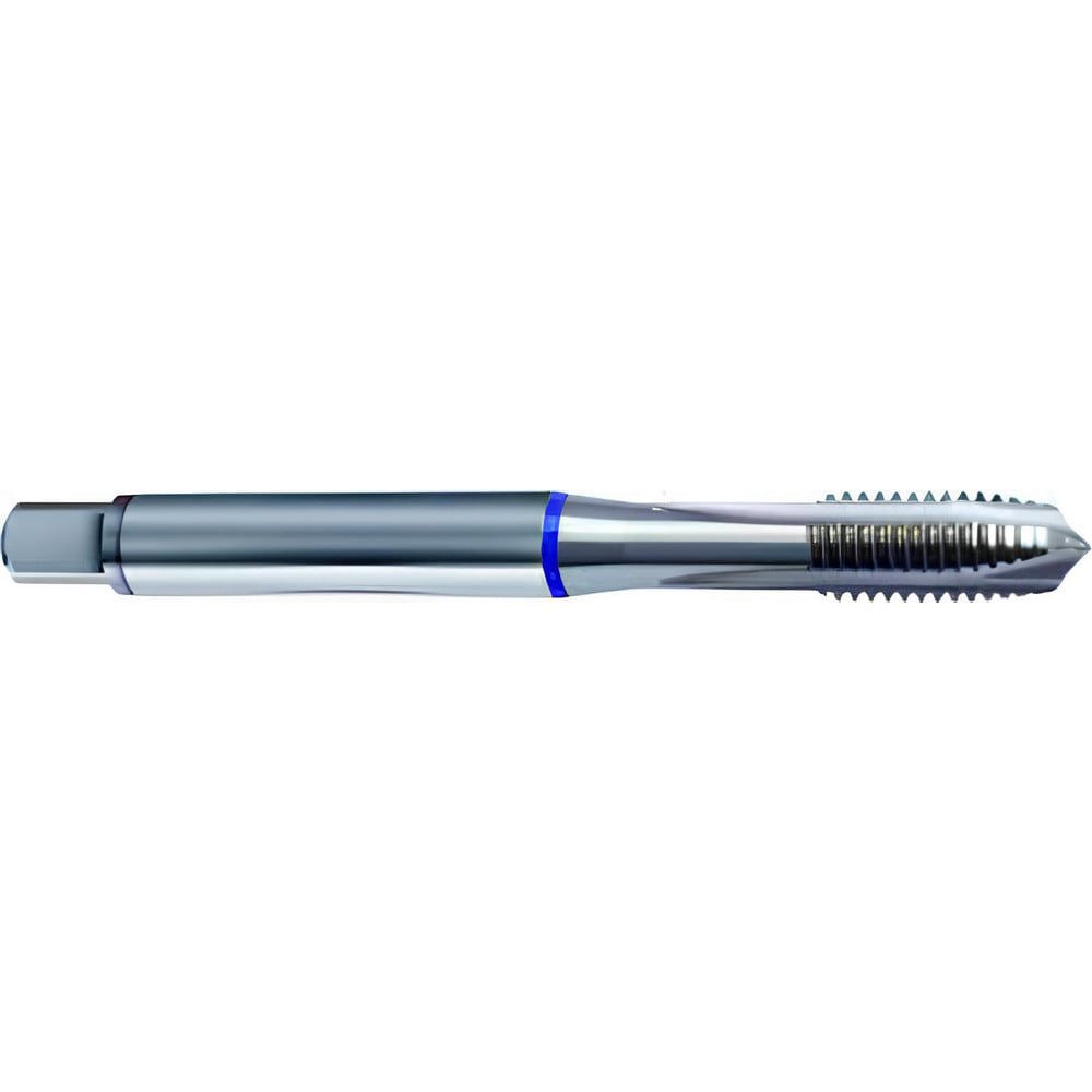 Spiral Point Tap: M8x1.25 Metric, 3 Flutes, Plug Chamfer, 6H Class of Fit, High-Speed Steel-E-PM, Bright/Uncoated