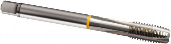 Spiral Point Tap: 3/4-10, UNC, 4 Flutes, Plug, 2B, Cobalt, Bright Finish
