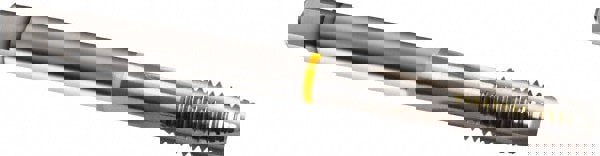 Spiral Point Tap: 1-1/4-7, UNC, 4 Flutes, Plug, 2B, Cobalt, Bright Finish