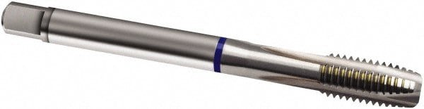 Spiral Point Tap: M12 x 1.75, Metric, 3 Flutes, Plug, 6H, Powdered Metal, Bright Finish
