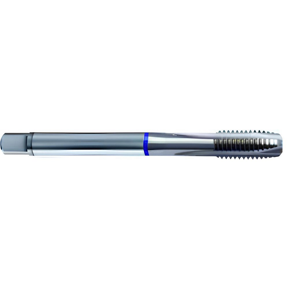 Spiral Point Tap: M20x2.5 Metric, 4 Flutes, Plug Chamfer, 6H Class of Fit, Powdered Metal, Bright/Uncoated