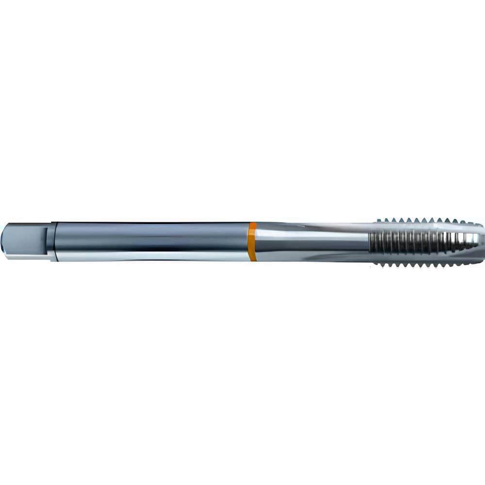 Spiral Point Tap: 1/4-28 UNF, 3 Flutes, Plug Chamfer, 2B Class of Fit, Cobalt, Bright/Uncoated