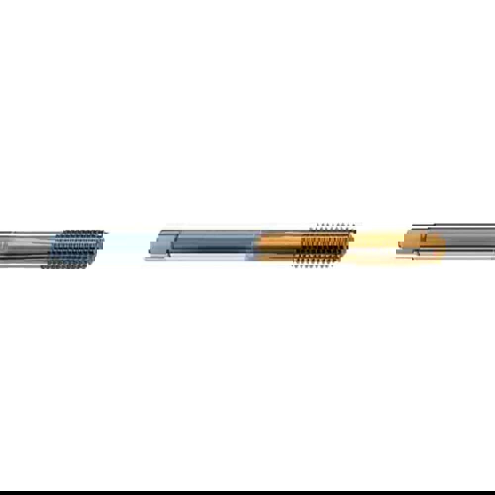 Thread Forming Tap: M12x1.50 Metric Fine, 6HX Class of Fit, Modified Bottoming, Cobalt, TiN Coated