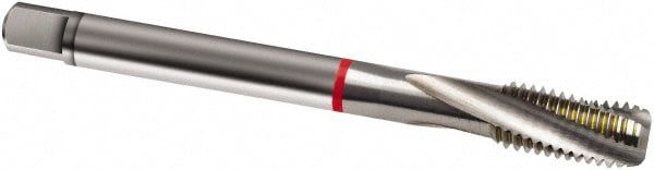Spiral Flute Tap: M12 x 1.75, Metric, 3 Flute, Modified Bottoming, 6H Class of Fit, Powdered Metal, Bright/Uncoated