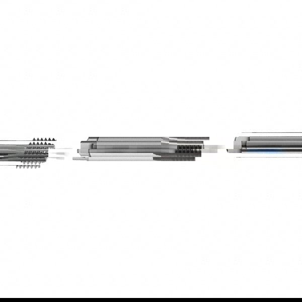 M16x1.50 Modified Bottoming RH 6HX D5/D6 Bright Solid Carbide 4-Flute Straight Flute Hand Tap