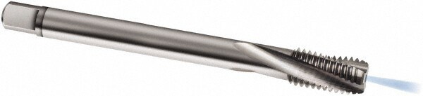 Spiral Flute Tap: M20 x 1.50, Metric Fine, 4 Flute, Modified Bottoming, 6H Class of Fit, Solid Carbide, Bright/Uncoated