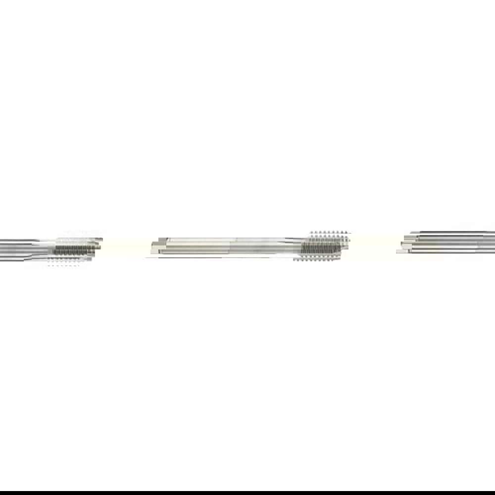 Straight Flute Tap: Metric, M3x1.25, 3 Flute, Plug, 6H, Cobalt, Bright/Uncoated Finish