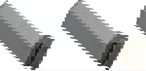 Single Point Tool Bit: 1/2'' Shank Width, 1/2'' Shank Height, C2 Solid Carbide Tipped, RH, FR, Offset End Cutting