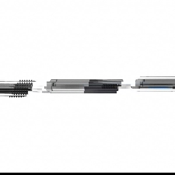 M10x1.25 Plug RH 6HX D5/D6 TiCN High Speed Steel 3-Flute Straight Flute Hand Tap