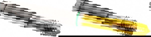 Spiral Point STI Tap: M8 x 1.25 Metric Coarse, 3 Flutes, Plug, Cobalt, TiN Finish