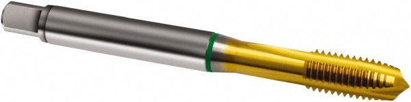 Spiral Point STI Tap: M14 x 2 Metric Coarse, 4 Flutes, Plug, Cobalt, TiN Finish