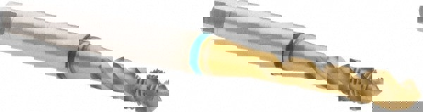 M4x0.70 Metric, 3 Flute, 40&deg; Helix, Modified Bottoming Chamfer, TiN Finish, Cobalt Spiral Flute STI Tap