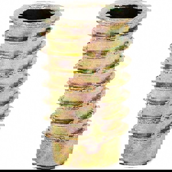 Hex Drive & Slotted Drive Threaded Inserts; Product Type: Flanged Hex Drive ; Thread Size: M10-1.5 ; Material: Zinc Alloy ; Finish: Hexavalent Chrome ; Drill Size: 0.469 ; Hex Size: M10 mm