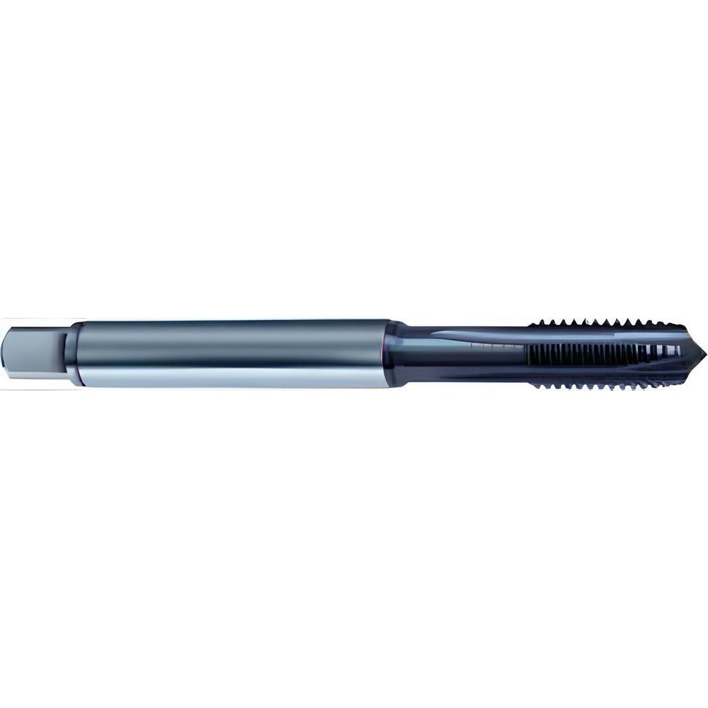 Spiral Point Tap: 1/4-20 UNJC, 4 Flutes, Plug Chamfer, 3BX Class of Fit, High-Speed Steel-E-PM, TiCN Coated