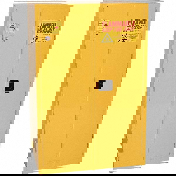 Standard Cabinet: Self-Closing, 2 Shelves, Yellow