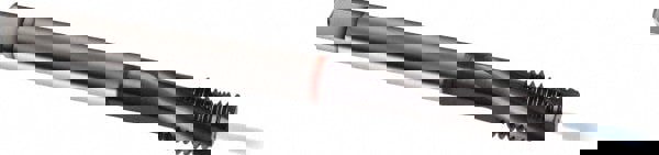 Spiral Flute Tap: M12 x 1.75, Metric, 3 Flute, Modified Bottoming, 6HX Class of Fit, Cobalt, TICN Finish