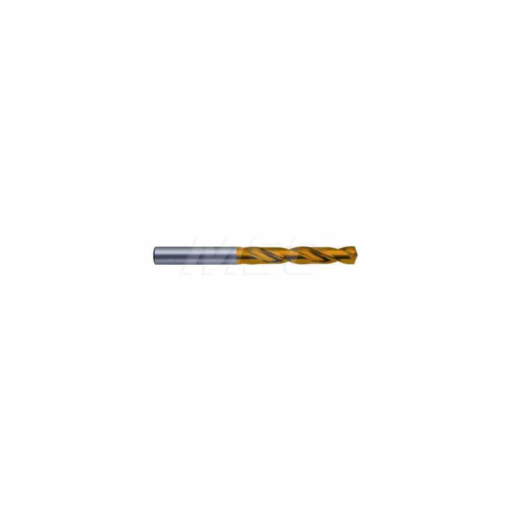 Jobber Length Drill Bit: 7.8 mm Dia, 140 &deg;, Solid Carbide