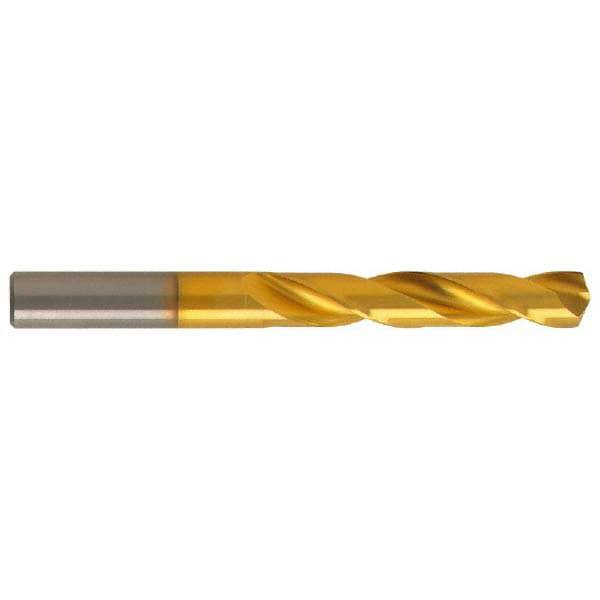 Jobber Length Drill Bit: 9.3 mm Dia, 140 &deg;, Solid Carbide