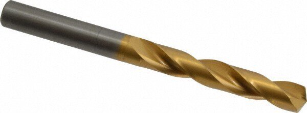 Jobber Length Drill Bit: 10.1 mm Dia, 140 &deg;, Solid Carbide