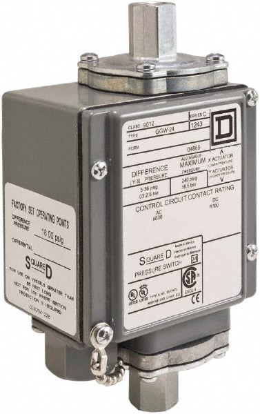 4, 13 and 4X NEMA Rated, DPDT, 5,000 psi, Electromechanical Pressure and Level Switch
