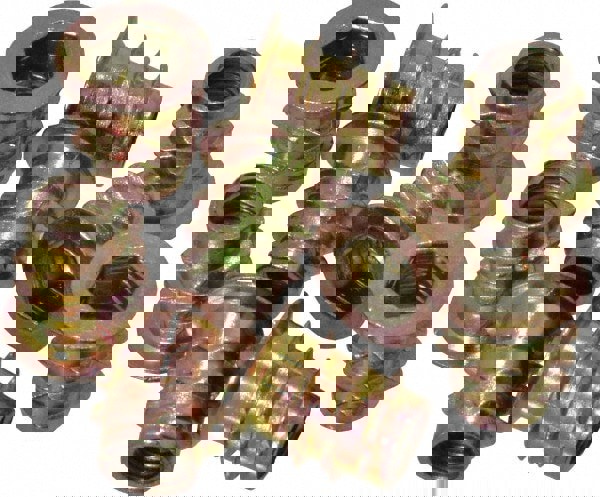 1/4-20, Zinc Alloy Flanged Hex Drive...