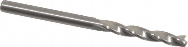 Jobber Length Drill Bit: 3.5 mm Dia, 150 &deg;, Solid Carbide
