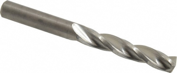 Jobber Length Drill Bit: 7.4 mm Dia, 150 &deg;, Solid Carbide