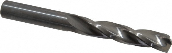 Jobber Length Drill Bit: 9.6 mm Dia, 150 &deg;, Solid Carbide