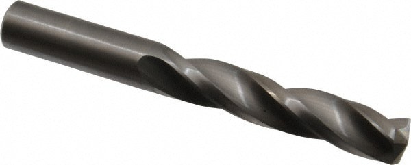 Jobber Length Drill Bit: 11.1 mm Dia, 150 &deg;, Solid Carbide
