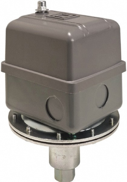 1 NEMA Rated, DPST, 20 inHg to 25 inHg, Vacuum Switch Pressure and Level Switch