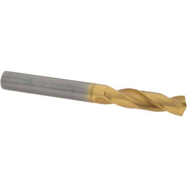 Screw Machine Length Drill Bit: 8.6 mm Dia, 140 &deg; Point, Solid Carbide