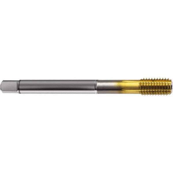 Thread Forming Tap: M18x1.50 Metric Fine, 6HX Class of Fit, Bottoming, Powdered Metal High Speed Steel, TiN Coated