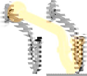 1-1/4 in. Brass P-Trap in Vibrant Brushed Moderne Brass