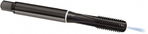 Spiral Point Tap: M5 x 0.8, Metric, 4 Flutes, Modified Bottoming, 6HX, Cobalt, Oxide Finish