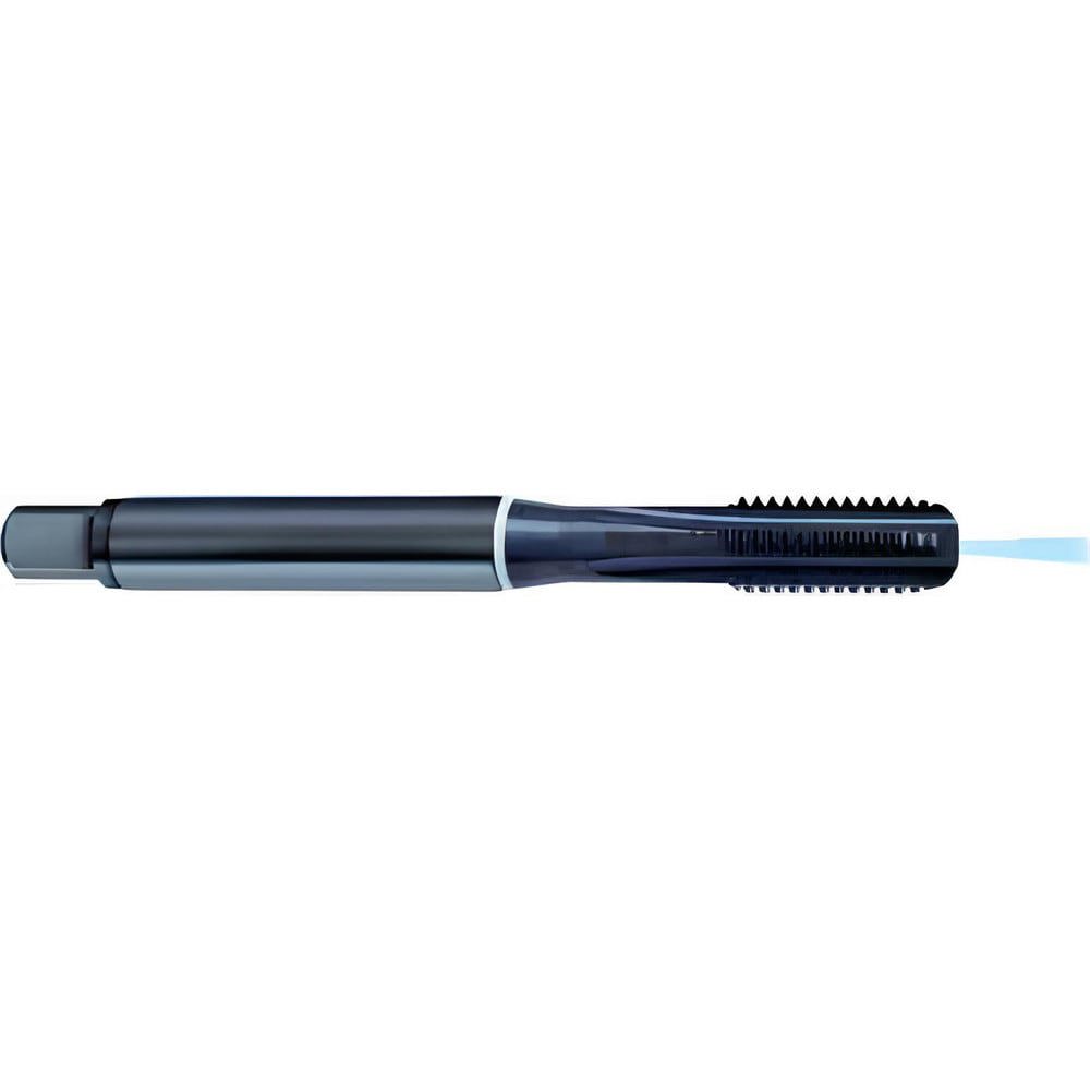Spiral Point Tap: M10x1.5 Metric, 4 Flutes, Modified Bottoming Chamfer, 6HX Class of Fit, Cobalt, Oxide Coated