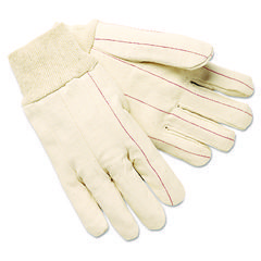Work Gloves: Memphis 9018C, Size Large, Cotton Lined, Cotton, General Purpose