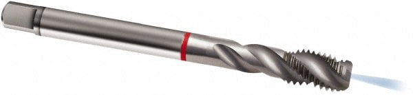 Spiral Flute Tap: M14 x 2.00, Metric, 3 Flute, Modified Bottoming, 6H Class of Fit, Cobalt, Bright/Uncoated