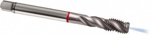 Spiral Flute Tap: M14 x 1.50, Metric Fine, 3 Flute, Modified Bottoming, 6H Class of Fit, Cobalt, Bright/Uncoated