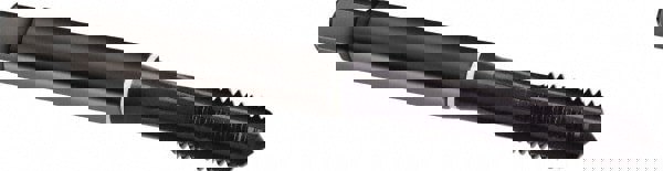 Spiral Point Tap: #2-56, UNC, 3 Flutes, Modified Bottoming, 2B, Cobalt, Oxide Finish