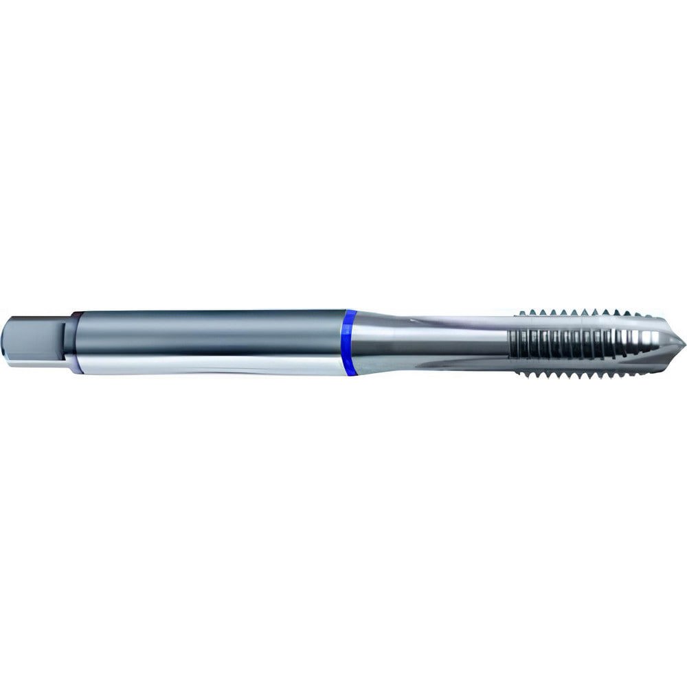Spiral Point Tap: #12-24 UNC, 3 Flutes, Plug Chamfer, 2B Class of Fit, Cobalt, Bright/Uncoated