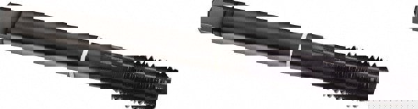 Spiral Point Tap: 1/2-13, UNC, 4 Flutes, Modified Bottoming, 2B, Cobalt, Oxide Finish