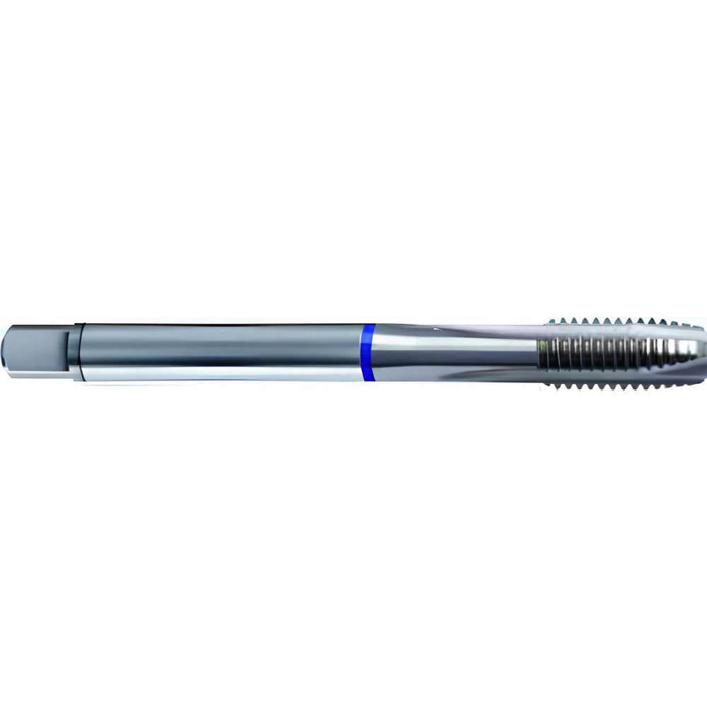 Spiral Point Tap: 1/2-13 UNC, 3 Flutes, Plug Chamfer, 2B Class of Fit, Cobalt, Bright/Uncoated