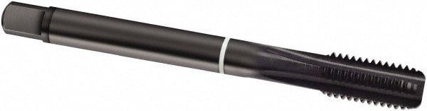 Straight Flute Tap: 3/4-16 UNF, 5 Flute, Modified Bottoming Chamfer, 2B Class of Fit, Cobalt, Oxide Finish