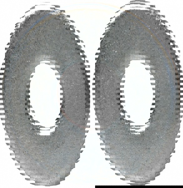 M6 Screw Fender Flat Washer: Steel, Zinc-Plated